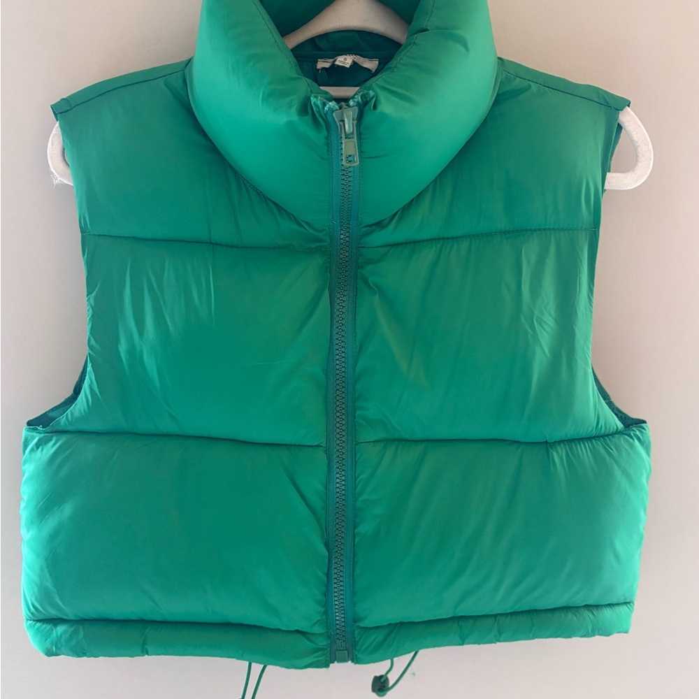 Green Puffer Vest